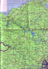 Карта Мекленбурга, Чтобы увидеть полное изображение, кликните на карту.